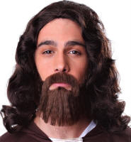 Jesus Set  Wig, Beard & Mustache Set