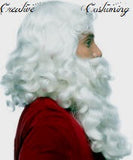 Santa Claus Loose Curl Beard & Wig Set