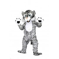 White Leopard Mascot Costume