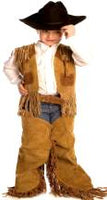 Child Leather Western Cowboy Chaps