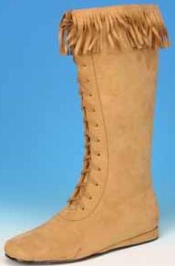 Men's Renaissance, Medieval,  Native American Indian or  Mountain Man Front Lace Boot