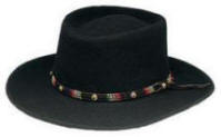 Crushable Wool Felt Gambler Hat