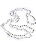 Flapper Beads 60"  Necklace w/Earrings