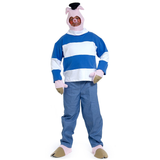 Three Little Pigs (3rd Pig, Brick) Adult Costume